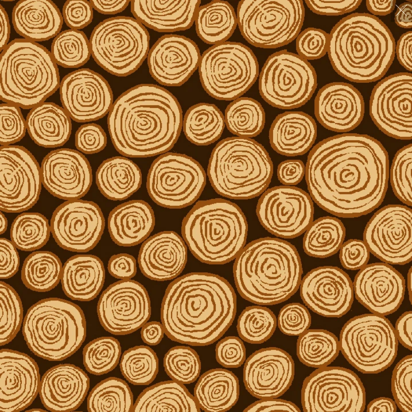 Menagerie - Log Slices - brown